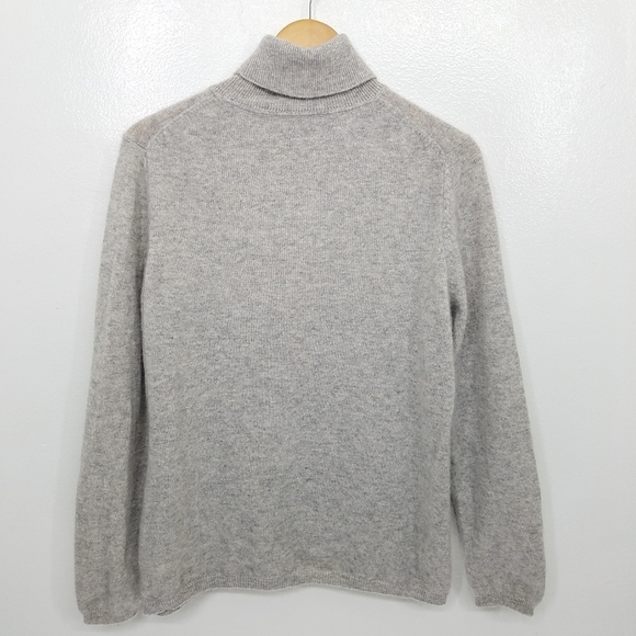 Charter Club Luxury Cashmere Turtleneck Longsleeve Pull-over Gre Sweater Size XL - Picture 3 of 13